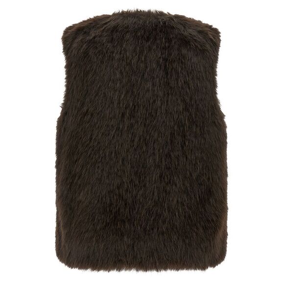 Twin Set Women Fur Vest - Picture 2 of 4